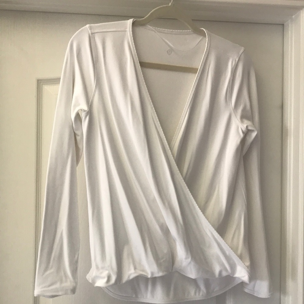 Lululemon long sleeve cross over top